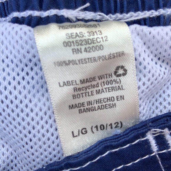 Joe Boxer Hawaiian Print Swim Trunks Bathing Suit Sz 10… - Picture 9 of 11